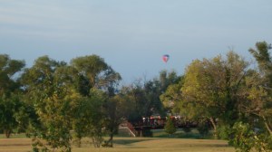 balloon over runners